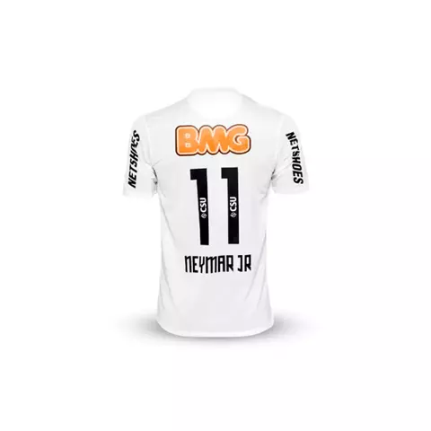 Camisa Neymar Jr - 11 Camisa Santos 2012 Edição Limitada Masculina - Branca