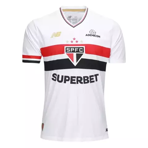 Camisa São Paulo | Branca e Vermelha 25/26 - comprar online