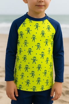 Pack x3 Remera UV estampada Playa Niño