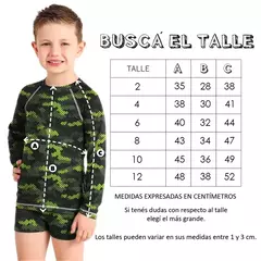 Pack x3 Remera UV estampada Playa Niño - tienda online