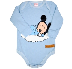 Pack x6 Body Manga Larga Pañalero Con Estampa Personajes