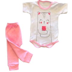 Pack x6 Conjunto De 2 Piezas: Body Manga Corta Y Pantalón