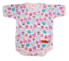 Pack x6 Body Manga Corta Cuello Americano Mounstritos