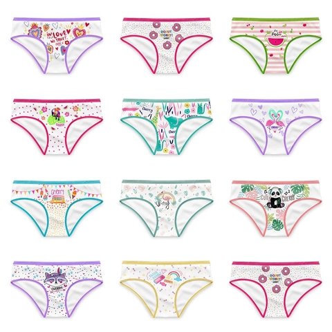 Pack X12 Bombacha Teens Estampada