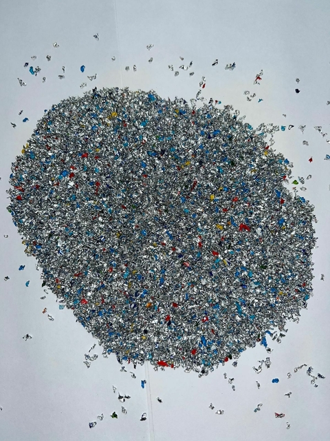 Limalha de Aluminio Granulado Colorido 1kg