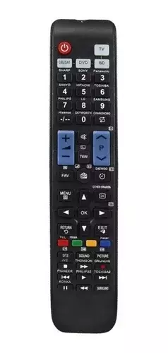 Controle Tv Universal Samsung 4 Em 1 Para Tv Lcd / Led / Dvd - comprar online