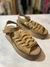 SANDALIAS DE CUERO MARRON T.40 - comprar online