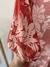 KIMONO ROJO Y ROSA DE LINO T.L en internet