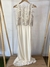 VESTIDO DE FIESTA BORDADO T.S (IMPECABLE ESTADO)