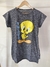 REMERA GRIS ESTAMPADA T.M/L