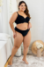 CONJUNTO LINGERIE PRETO PLUS SIZE