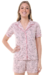 PIJAMA FEMININO ALFAIATARIA M ESTAMPADO GATAS - VERÃO - comprar online