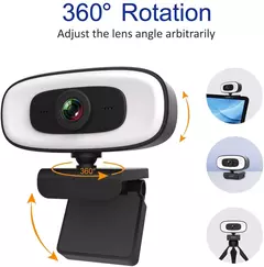 Cámara web Mini 4K USB ordenador 2K Webcam Full HD 1080P Web para pc portatiles y de transmision en vivo. - comprar en línea