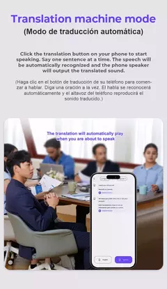 [AI auricular] traductor Erazer XP6 auriculares Bluetooth dormir ASMR, ecualizador aplicacion AI inalambricos viaje de oficina - Yearning online