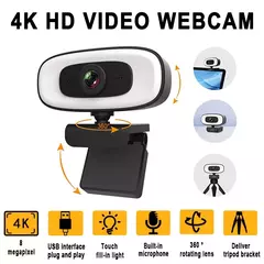 Cámara web Mini 4K USB ordenador 2K Webcam Full HD 1080P Web para pc portatiles y de transmision en vivo. - tienda en línea