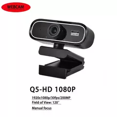 Cámara web USB UHD 4K, nuevo modelo actualizado con 120 ° Lente gran angular y enfoque manual. - tienda en línea
