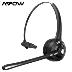 Mpow-auriculares inalámbricos BH453 para oficina, cascos con Bluetooth 5,0, CVC, microfono con cancelacion de ruido - Yearning online