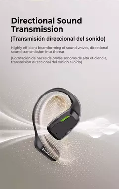 Imagen de [AI auricular] traductor Erazer XP6 auriculares Bluetooth dormir ASMR, ecualizador aplicacion AI inalambricos viaje de oficina