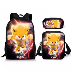 Mochila Sonic para estudiantes de primaria y secundaria, paquete de 3 piezas en internet