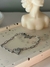 pulera " corazon strass transparente"