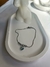 pulsera " corazon cubic celeste"