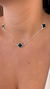 Choker 3 trevos preto - comprar online