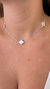 Choker 3 trevos branco - comprar online