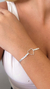 Pulseira fita coração vazado - comprar online