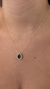 Colar com pingente gota zircônia verde - comprar online