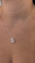 Colar com pingente gota zircônia branca - comprar online