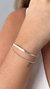 Pulseira dupla fita e bolinha - comprar online