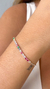 Pulseira metade riviera colorida - comprar online