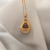 Colar Veneziana com Pingente Gota Micro cravejado Nossa Senhora Aparecida Azul - VOLUPE SEMIJOIAS