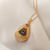 Colar Veneziana com Pingente Gota Micro cravejado Nossa Senhora Aparecida Azul na internet