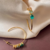 Brinco Argola com Pedras Coloridas - comprar online
