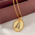 Colar Veneziana Nossa Senhora Aparecida com Medalha Oval - VOLUPE SEMIJOIAS