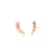 Brinco Ear Cuff com Cristais Rosa - VOLUPE SEMIJOIAS