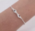 Pulseira Zirconias Azul Água - comprar online