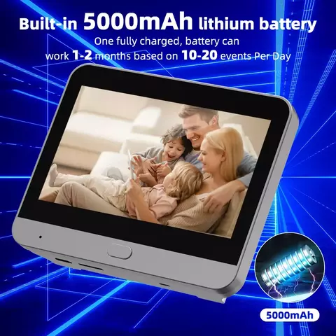 "OLHO MÁGICO DIGITAL" Mini cámara digital inteligente de 3MP con mirilla para