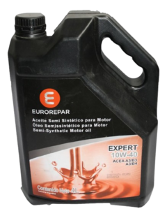 ACEITE SEMISINTETICO EUROREPAR EXPERT 10W-40 ACEA A3/B3 A3/B4 - comprar online