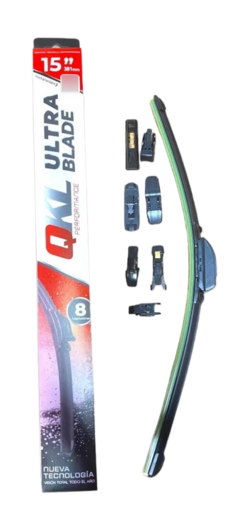 ESCOBILLAS LIMPIAPARABRISAS QKL ULTRA BLADE 15" - comprar online
