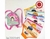 KIT 7 CALCINHAS INFANTIL DIAMANTES