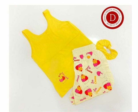 PIJAMA INFANTIL ACOMPANHA XUXINHA DIAMANTES