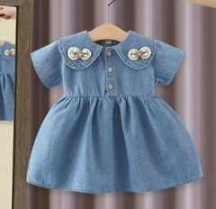 JUMPER DE JEAN CON APLIQUE EN CUELLO (7170)