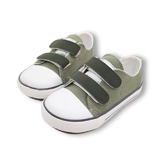 ZAPATILLAS NERO DE GABARDINA CON ABROJO (27 AL 33) (99ZJ413) - tienda online