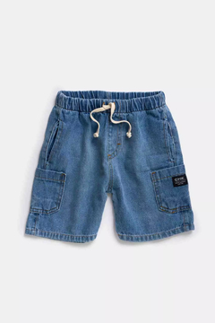 BERMUDA DEN MAX BLUE (talle 4 al 12) (V2504841) - Cheeky Esquel