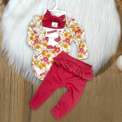 SET BEBA CON MEDIAS Y VINCHA (5315) - comprar online