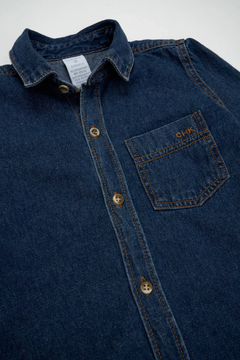 CAMISA ML NEW BASIC BLUE DENIM (talle 1 al 3) (CHK67131) en internet