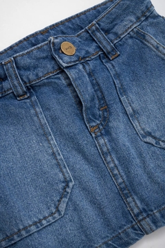 POLLERA DENIM BETTY 4-14 (I2407231) - comprar online