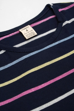 REMERA ML RAYADA CORALINE (talle 4-12) (I2206301) - Cheeky Esquel